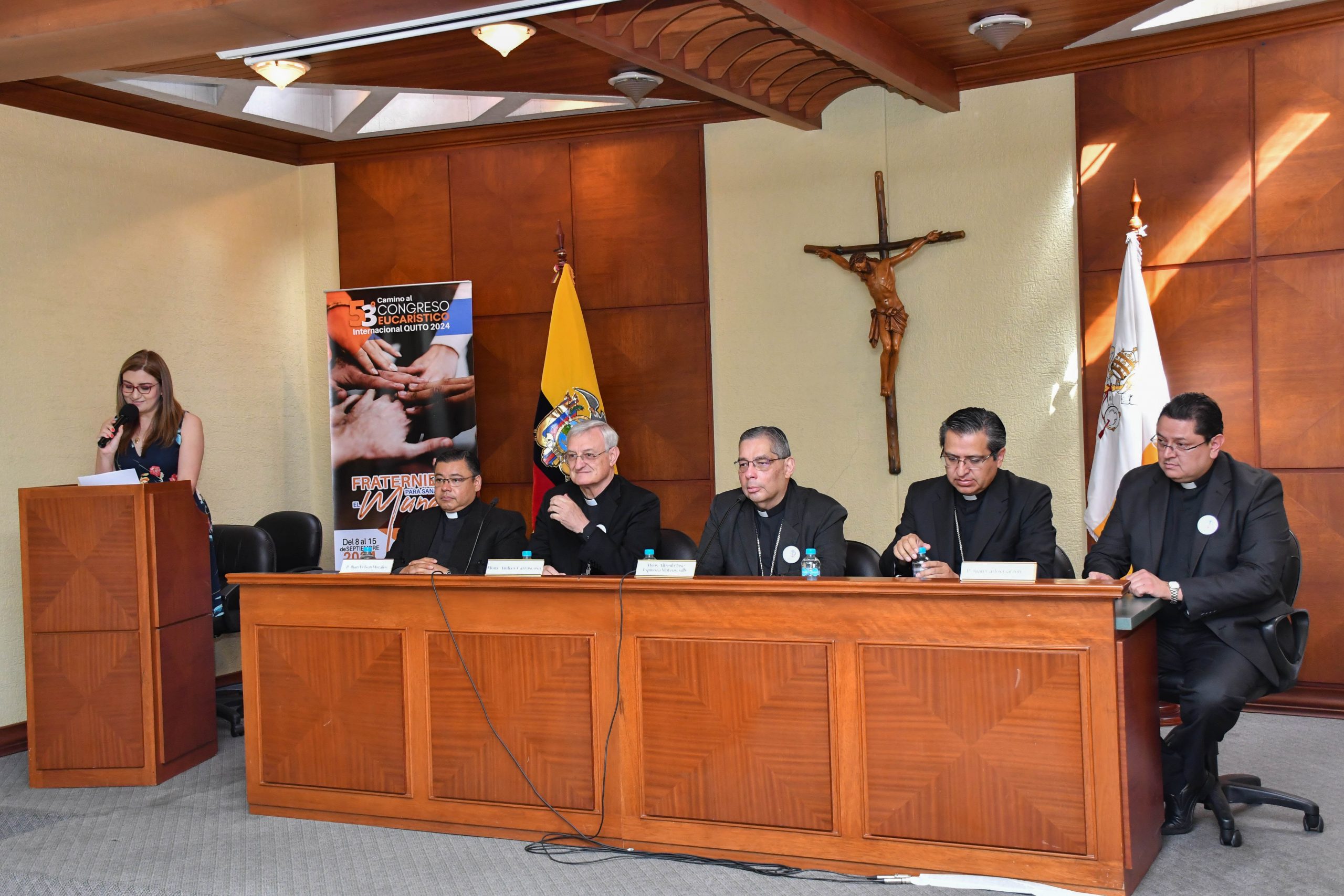 Congreso Eucarístico 2024, a desarrollarse en Quito, presentó su logo e