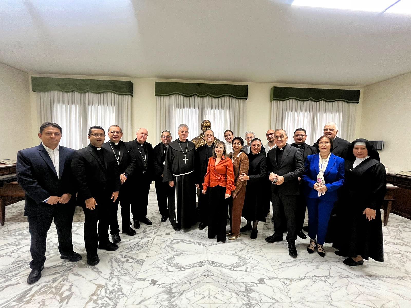 Official delegation of the 53rd International Eucharistic Congress, IEC 2024, visits Rome