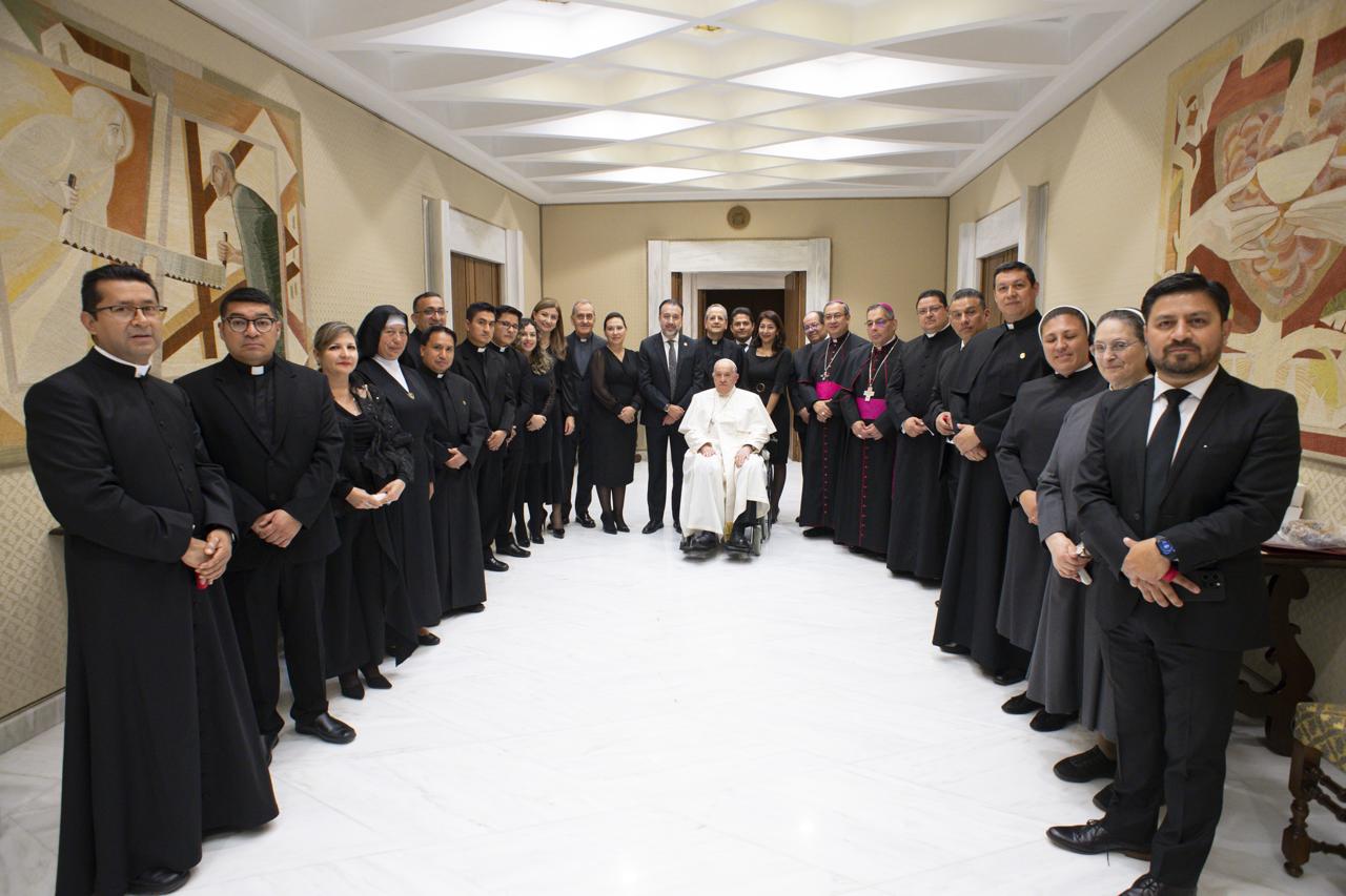 Pope Francis receives Official Delegation of the IEC 2024