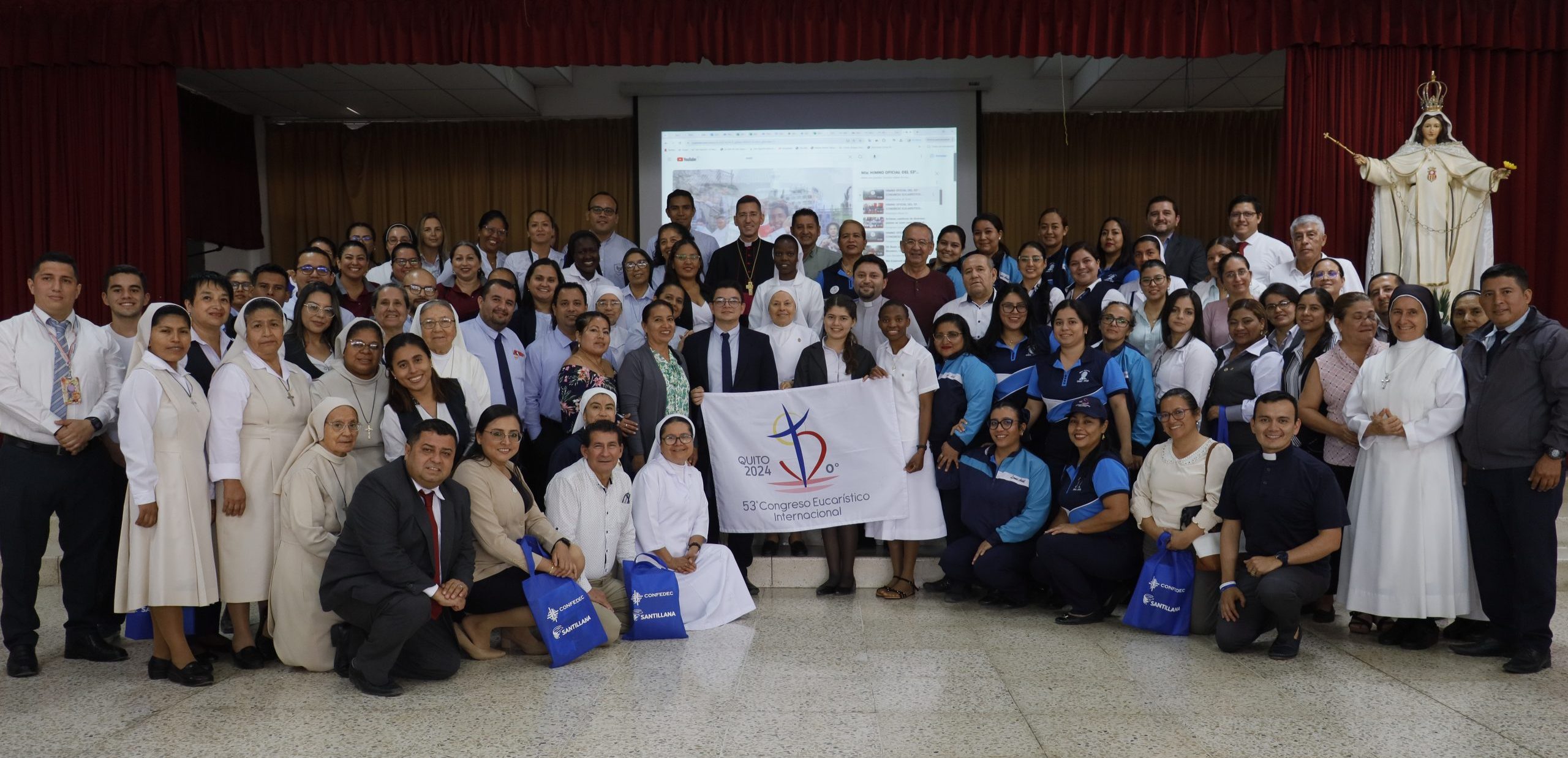 Caravana de la Fraternidad llegó a Manabí para socializar el mensaje del IEC 2024