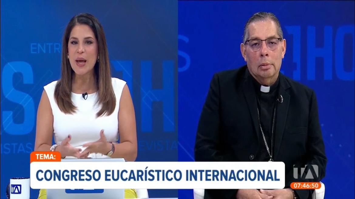 Teleamazonas: Monsignor Alfredo Espinoza: The International Eucharistic Congress is a moment of reflection.